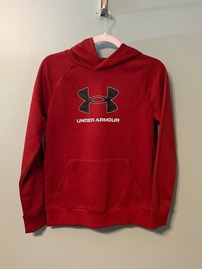 Under Armour Earthen Orange Hooded Pullover Sweatshirt